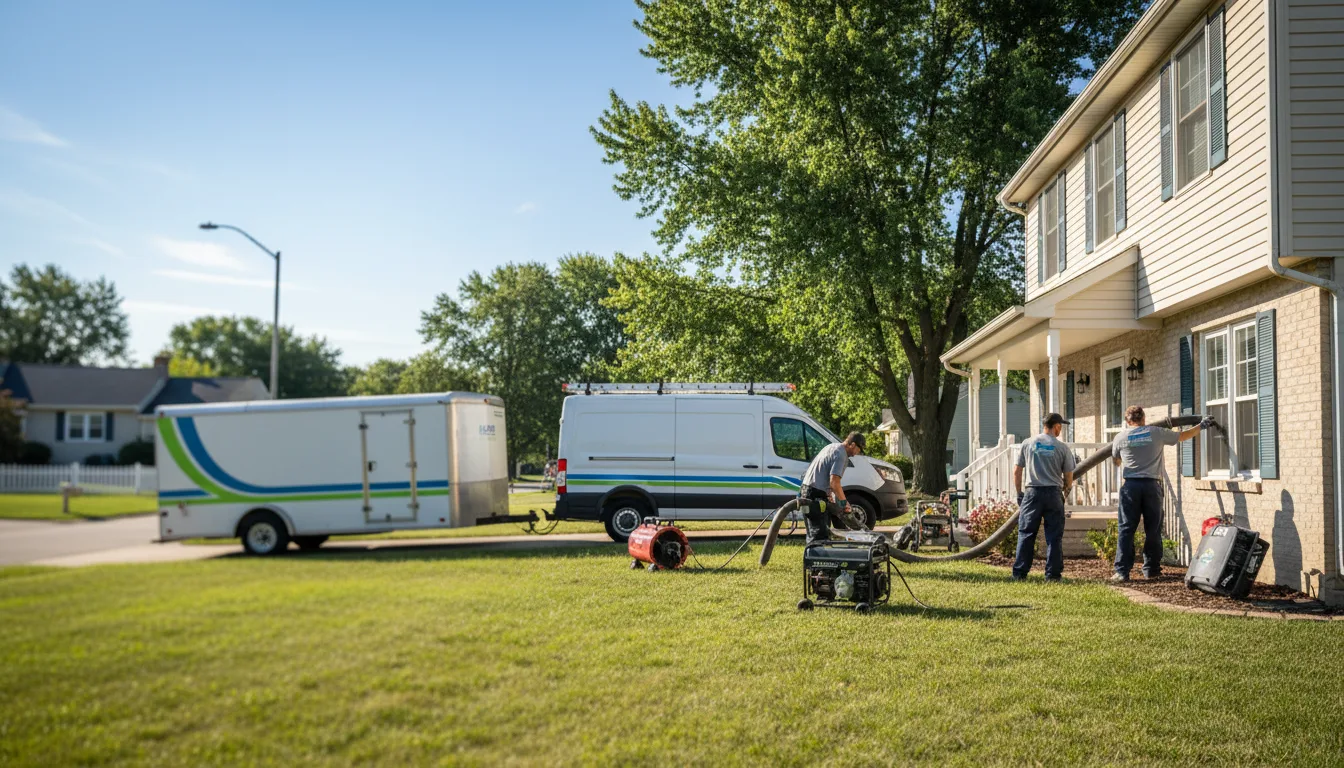Flooded Basement Restoration And Cleanup With Repair in Royal Oak, MI near me